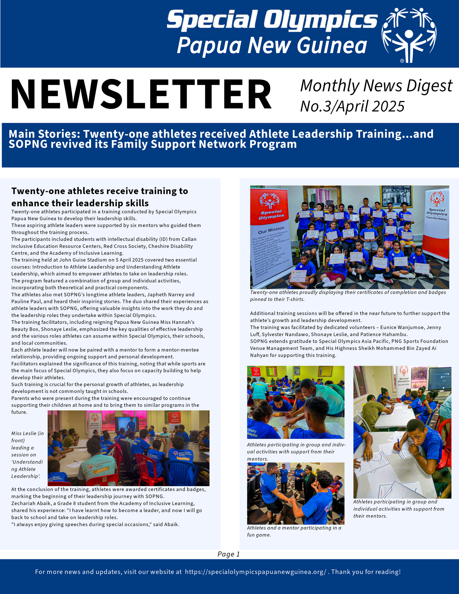 January 2025 Newsletter
